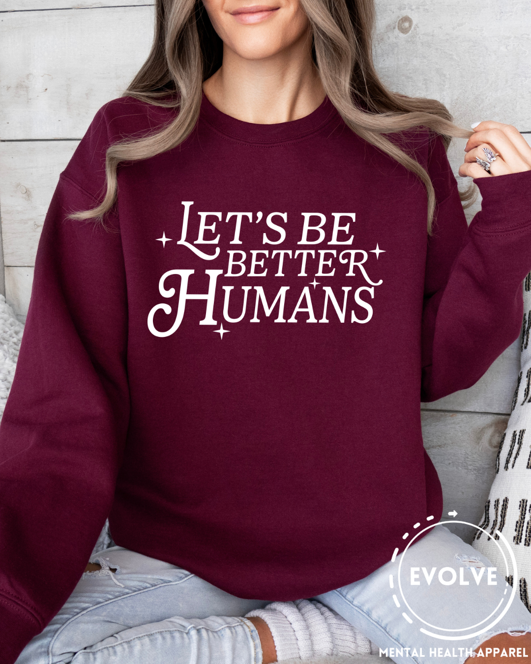 Let's Be Better Humans Sweater