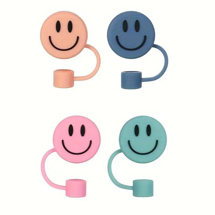 Smiley Straw Cover & Straw