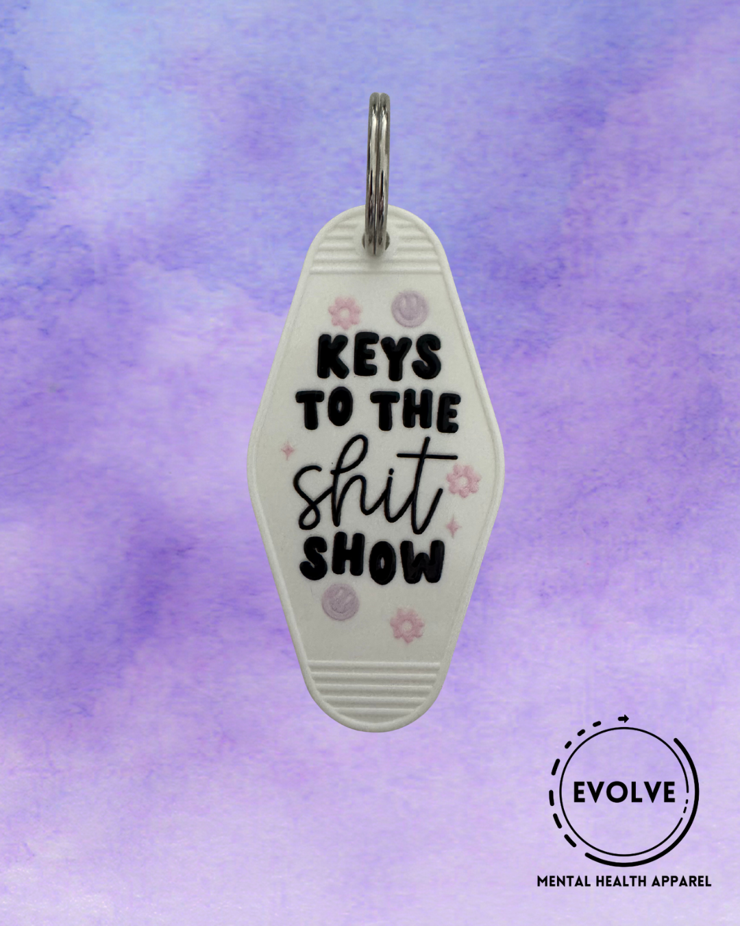 Keys To The Shit Show Hotel Keychain