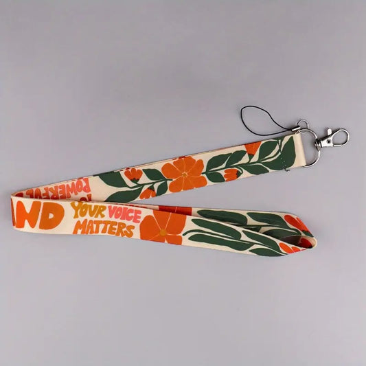 Your Voice Matters Lanyard