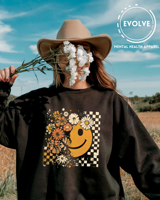 Golden Smiley Sweater
