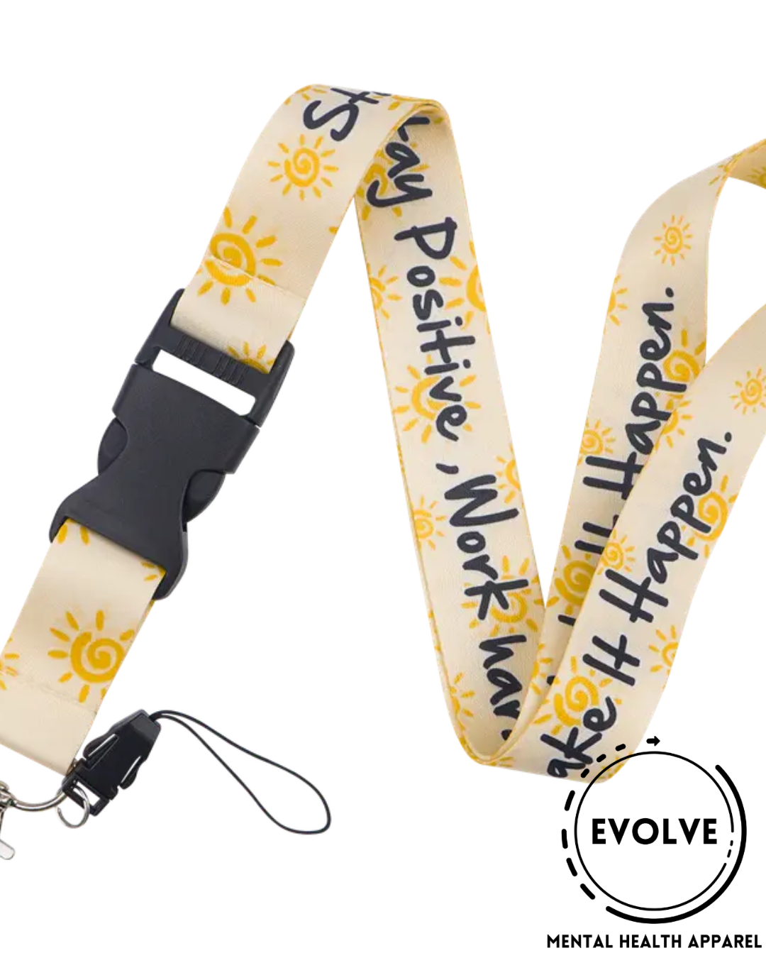Stay Positive Lanyard