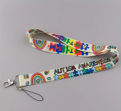 Autism Awareness Lanyard