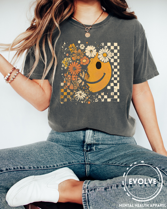Golden Smiley T-Shirt