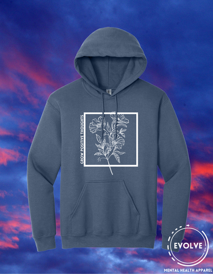Grow Positives Thoughts Hoodies
