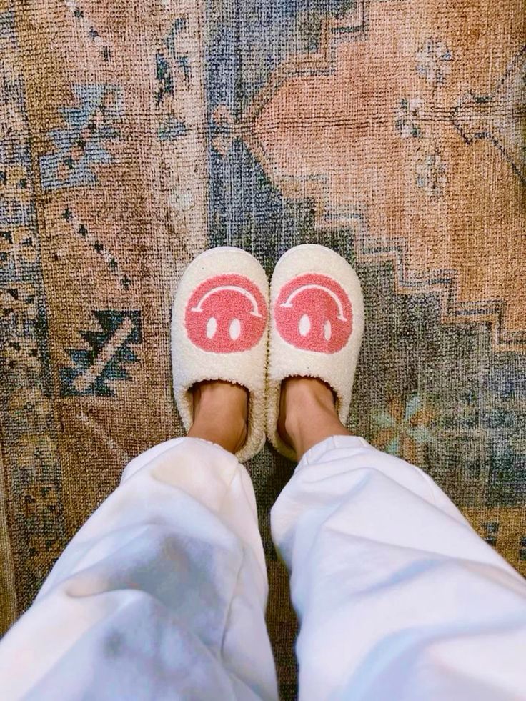 Smiley Face Slippers