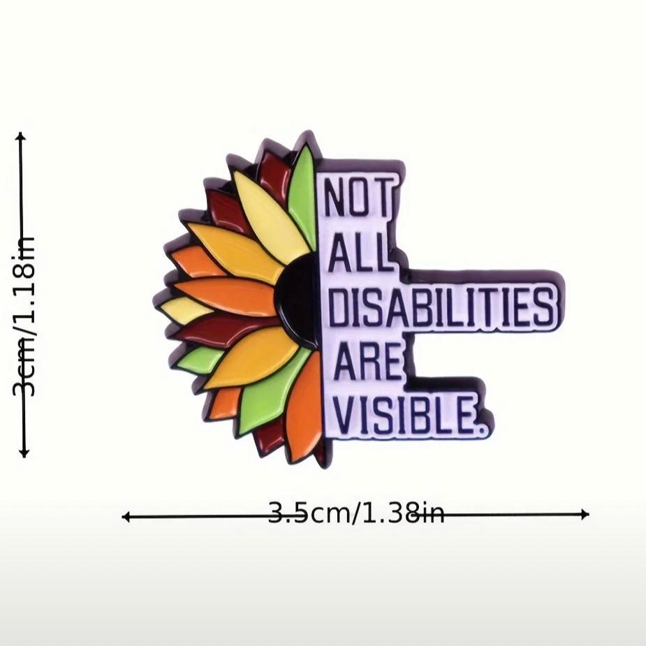 Invisible Disabilities Awareness Pin