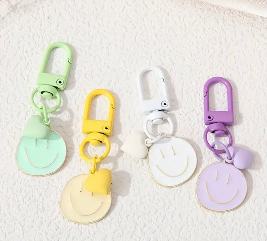 Smiley Keychain - Coloured