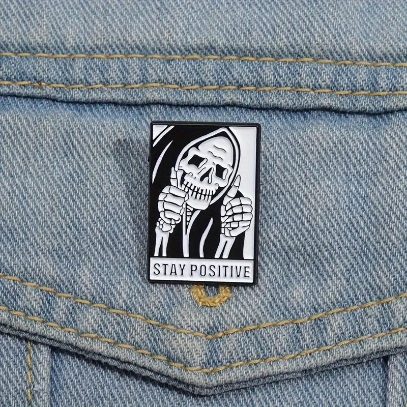 Stay Positive Pin