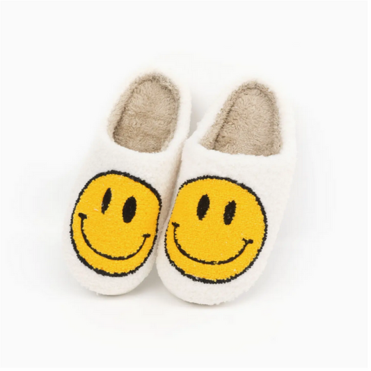 Smiley Face Slippers (Women's)