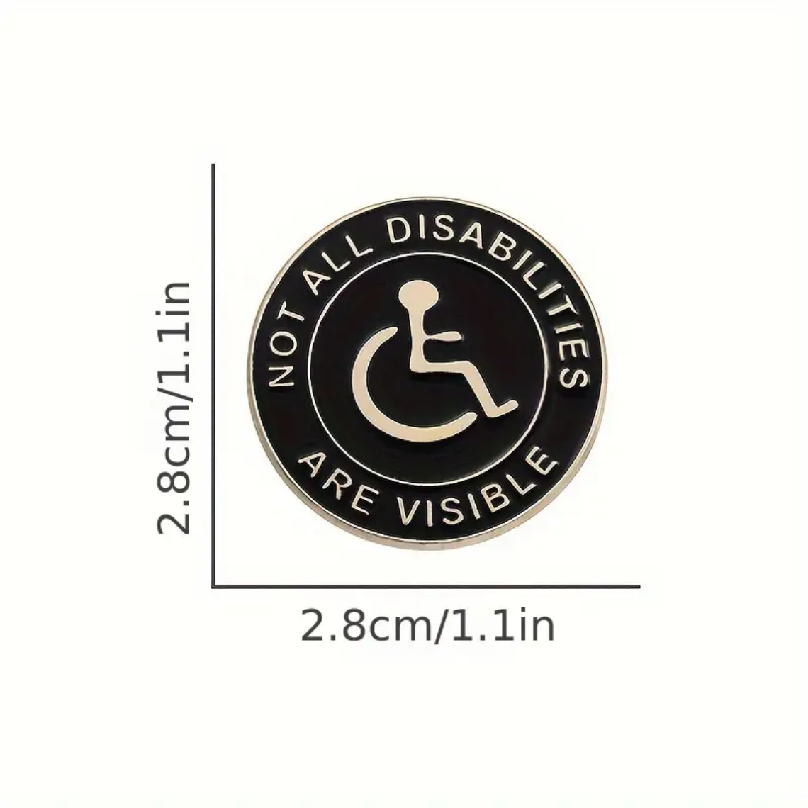 Invisible Disabilities Pin